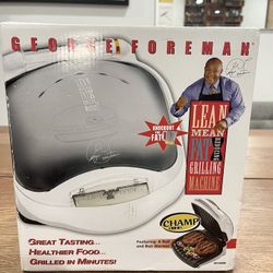 George Foreman Grill Lean Mean Fat Reducing NIB