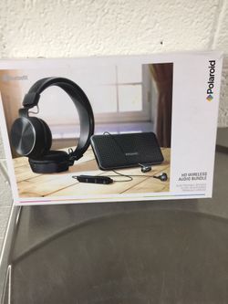 HD Wireless audio headphones.