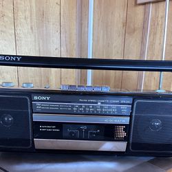 Vintage Boombox SONY CFS-210 Sound Rider- Used  