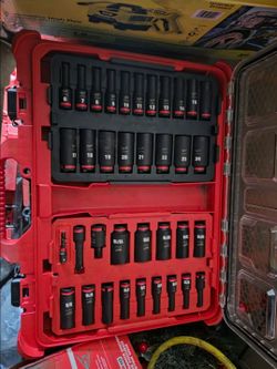 Milwaukee 3/8 packout socket set