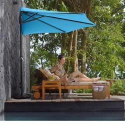 -ABCCANOPY Patio Umbrella Outdoor Half Umbrellas for Patio, Backyard, Garden, Deck