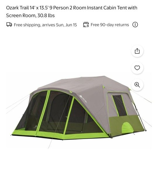 9 Person Instant Tent