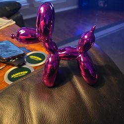 Nordic Electropated Pink Balloon Dog Decoration