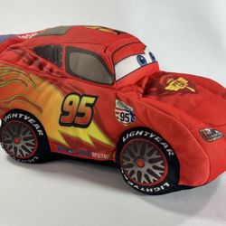 2011 Disney Pixar Just Play Cars Lighting McQueen Talking Plush Toy