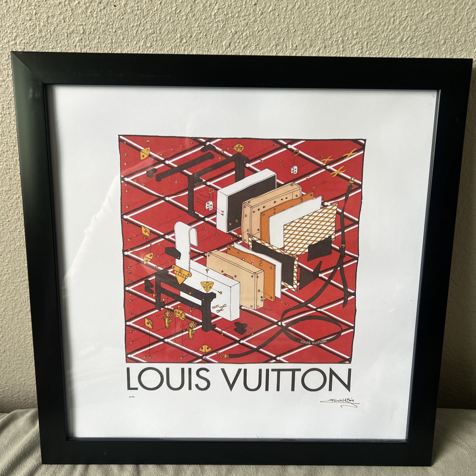 Louis Vuitton FAIRCHILD PARIS Framed art Print Luggage 25/800 Ltd Ed for  Sale in Los Angeles, CA - OfferUp