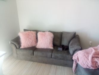 Ashley furniture - Grey couch set