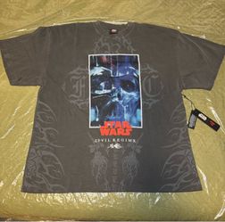 Civil Regime x Star Wars Grey Vader Shirt - Size XL