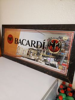 Vintage Man Cave Barcardi Mirror