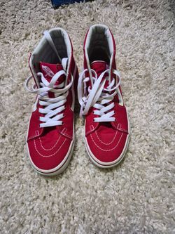 Vans SK8-Hi Red White High-Top vans Sneakers