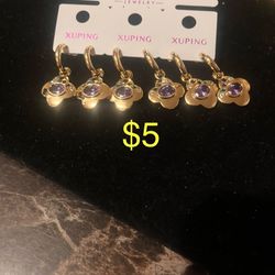 Oro Laminado Alta Calidad, Cadenas-Aretes y mucho más!