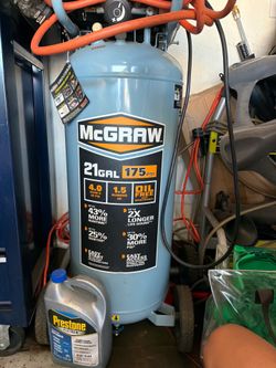 McGraw 21 gallon air compressor