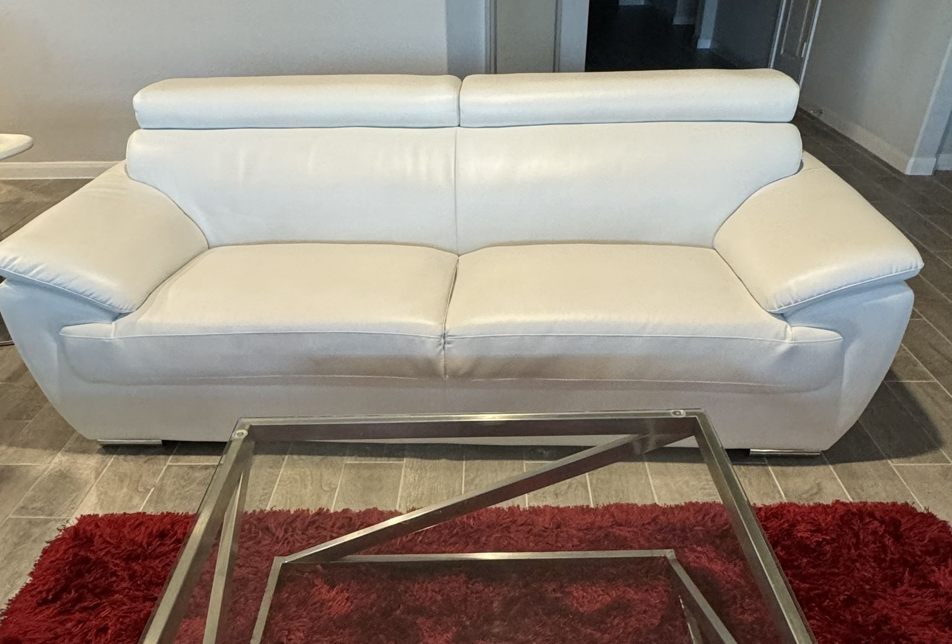 Italian Leather Sofa & Chairs