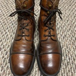 Brown Leather Boots 