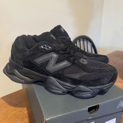 New Balanced 9060 triple black men size 11