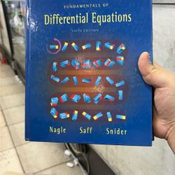 Fundamentals Of Differential Equations 6th Edition 