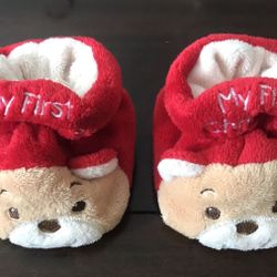 Plush toys for Baby BOOTIES 1st Christmas Teddy Bear Shoes 