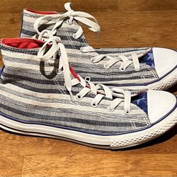 Striped high top converse Sneakers