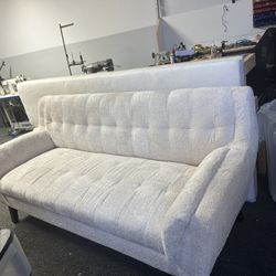 Contemporary Couch And Swivel Chair 