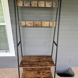 Entryway Shoe and Coat Rack