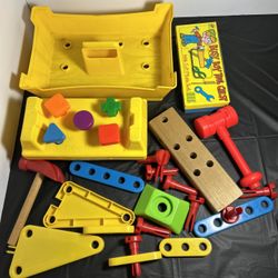 Vintage Fisher-Price Busy Boy Tool Chest