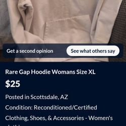 Rare gap hoodie women's extra large