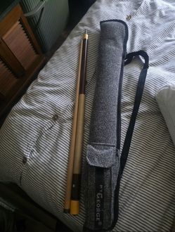 Vintage 1980s Mali Pool Cue (Unplayed / NOS) + It’s George Sleeve & Cue Cube