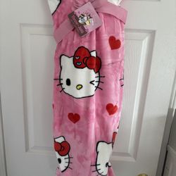 Hello Kitty Valentine Blanket 