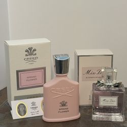 Creed Spring Flower + Dior Miss Dior Blooming Bouquet 