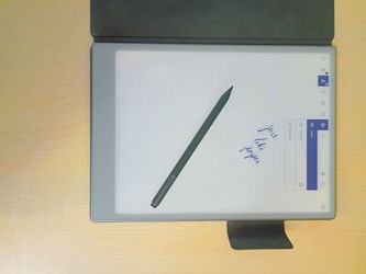 Bundled remarkable paper pro with leather folio and marker plus