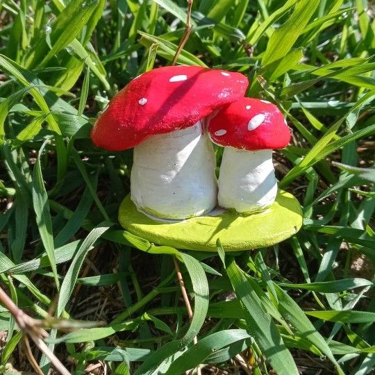 Mushroom Decoration Or For Jewelry