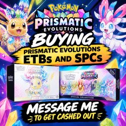 BUYING POKEMON PRISMATIC EVOLUTIONS ETB AND SPC