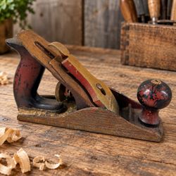 Vintage Craftsman 9.5” Bench Hand Plane Woodworking Tool Rustic Shop Decor