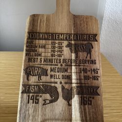 Engraved cutting board