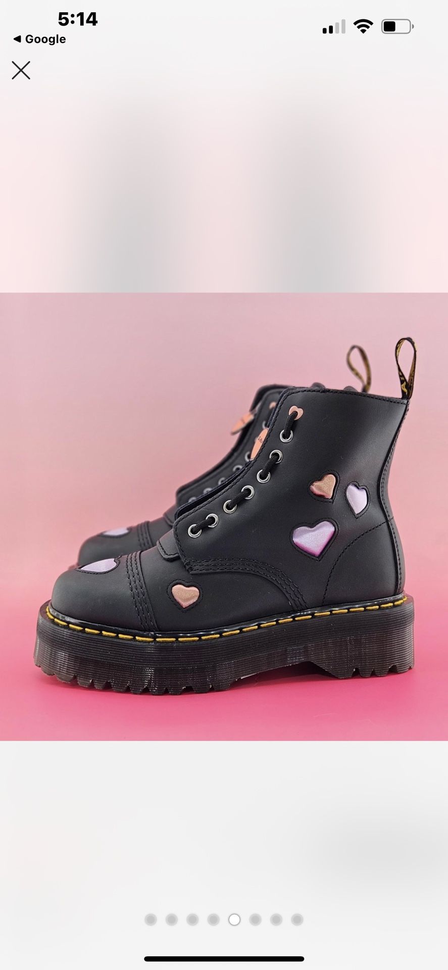 Doc Marten Sweet Heart Docs Size 8 