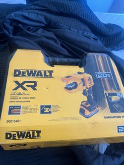 Dewalt XR copper tubing cutter