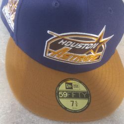 Houston Astros Baseball Team Fitted Cap