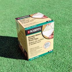 Roberts Indoor/Outdoor 15ft/4.5m Double Sided Carpet Vinyl Tape Roll 50-605 NIB