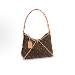 LOUIS VUITTON Carryall PM Classic Old Flower Full Print Shopping Bag Coated Canvas Cowhide Trim Sub-mother Bag Handbag Shoulder Bag Tote Bag(624)27