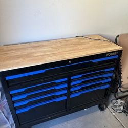 Kobalt 46” Wide Tool Box Work Bench 