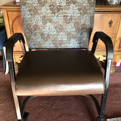 Rolling, Lockable Disability/Rehab Dining Chair
