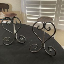 Rustic Candle Holders