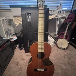  Vintage Oahu Parlor Guitar – Late 1930s / Early 1940s – Serial 30366 – Kay-Built – Original Case