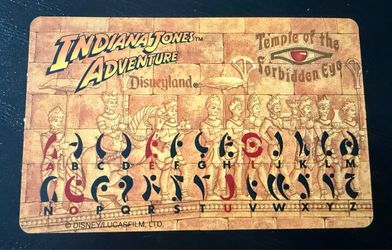 Indiana Jones Adventure Translation Card