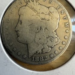 1882 CC Silver Morgan Dollar 