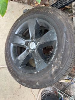 Dodge charger tires and rims like new condition