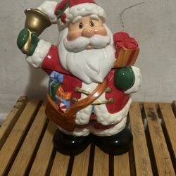Santa  Clas Cookie Jar