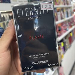 Brand new  Eternity  for men  flame  spray vaporisateur Calvin Klein100ml  colongne