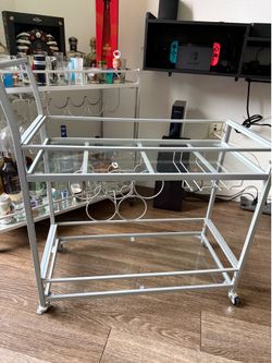 Bar on wheels cart