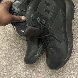 Under Armor Men’s Black Tactical Boots Size 12 