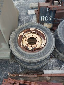 Bobcat rims.